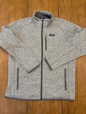 Patagonia Men's Better Sweater Full Zip Jacket XL Stonewash Gray NWT